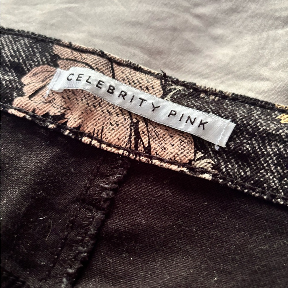 Celebrity Pink Black and Gray Straight Leg Jeans - Picture 2 of 5